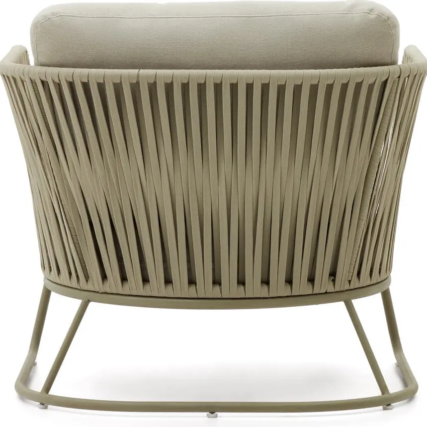 Kave Home Saconca buitenfauteuil groen, foto 7