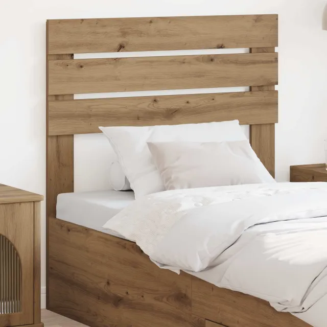 vidaXL Hoofdbord Artisan Eiken Bewerkt hout Bruin