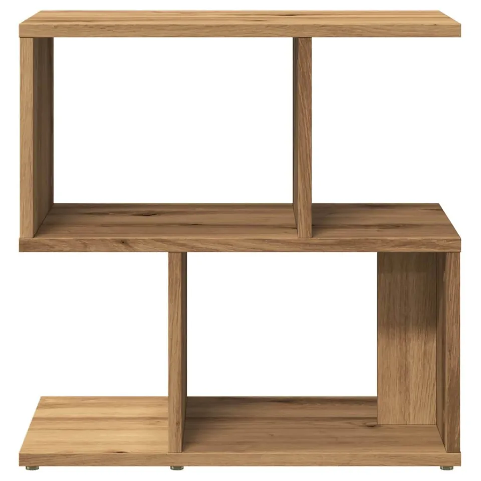 vidaXL Nachtkastje 50x30x51,5 cm bewerkt hout artisanaal eikenkleur, foto 4
