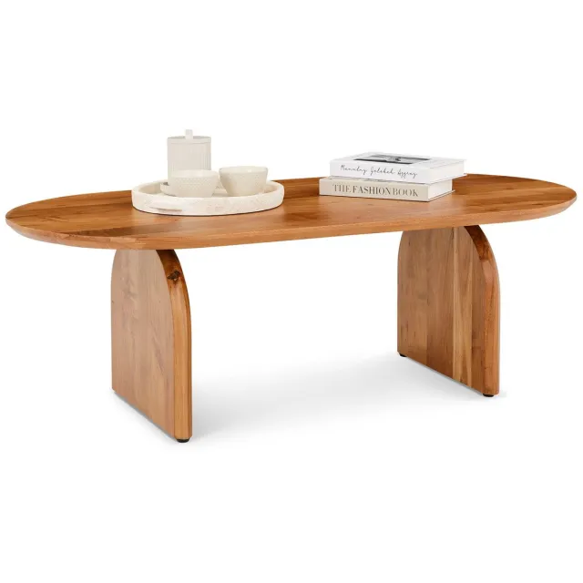 IDIMEX Salontafel TAMIL van massief acaciahout – naturel natuur
