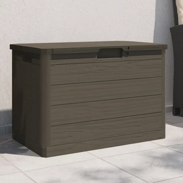 vidaXL Kussenbox 77,5x44,5x53 cm polypropeen bruin, foto 2