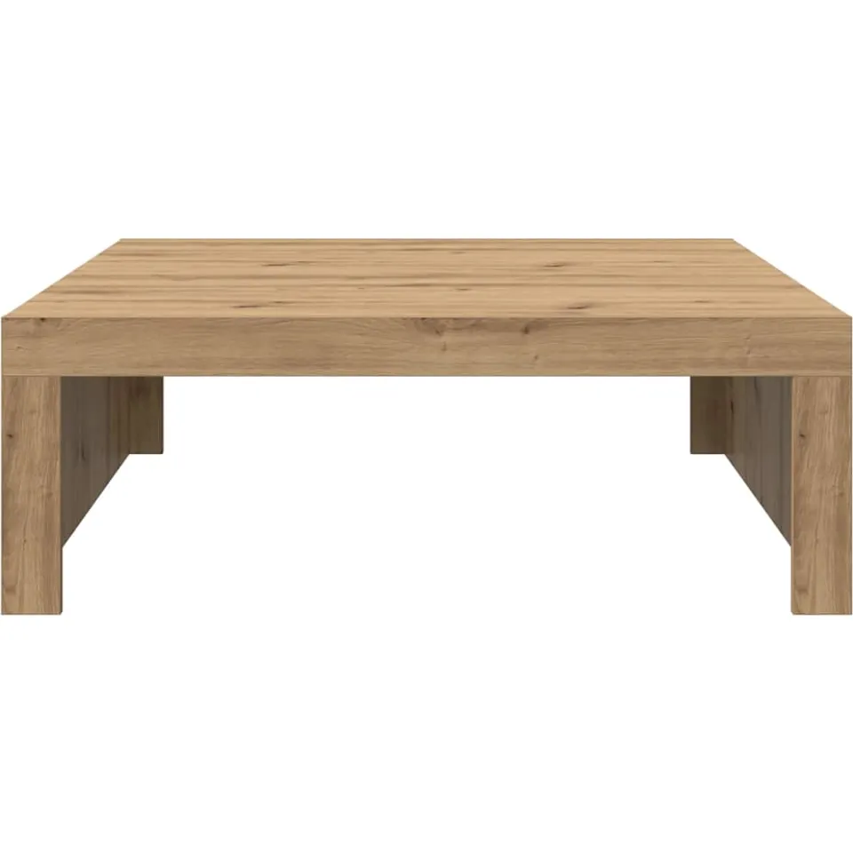 vidaXL Salontafel 100x100x35 cm bewerkt hout artisanaal eikenkleurig, foto 4