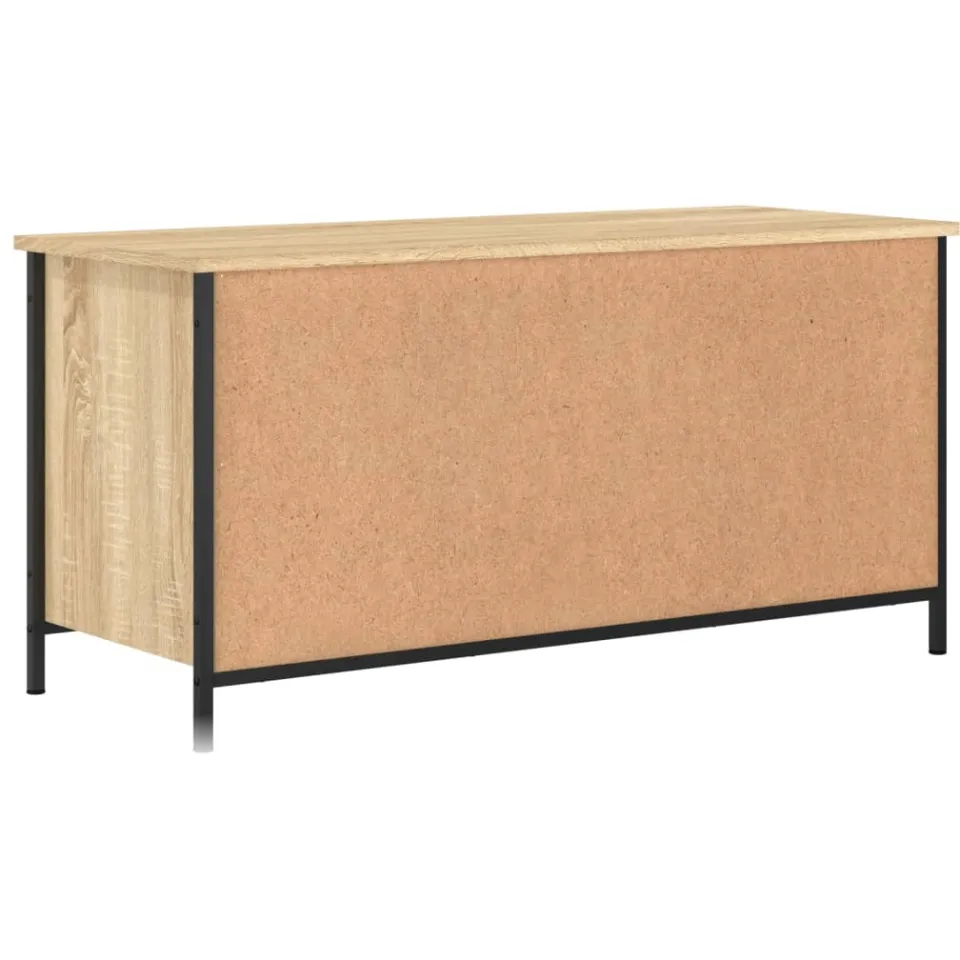 vidaXL Tv-meubel 100x40x50 cm bewerkt hout sonoma eikenkleurig, foto 4