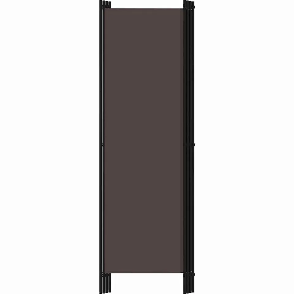 vidaXL Kamerscherm met 4 panelen 200x180 cm bruin, foto 3