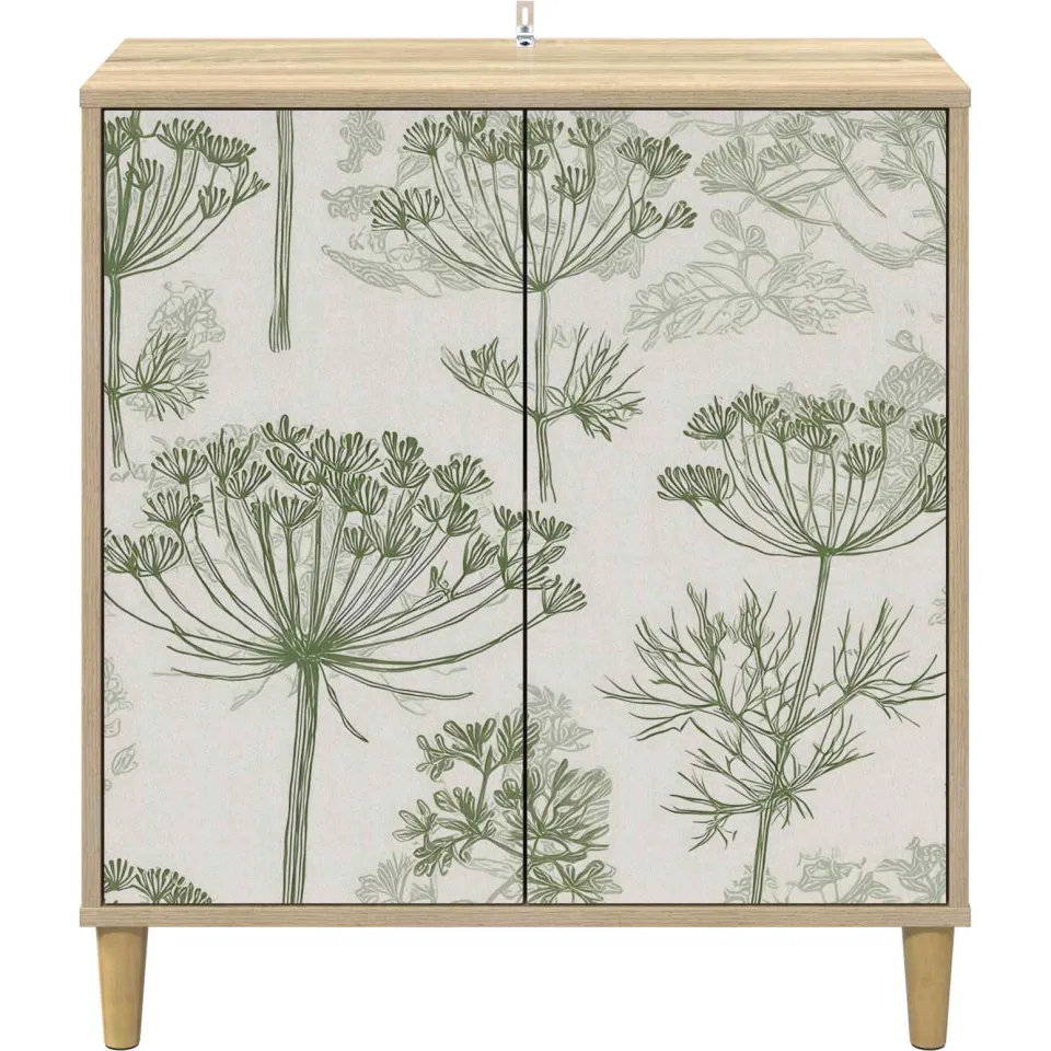 vidaXL Dressoir GOTHA Sonoma 69 x 33 x 75 cm Bewerkt hout bruin, foto 4