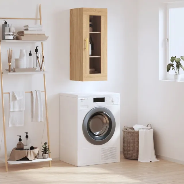vidaXL Bovenkast 34,5x34x90 cm sonoma eikenkleurig, foto 2