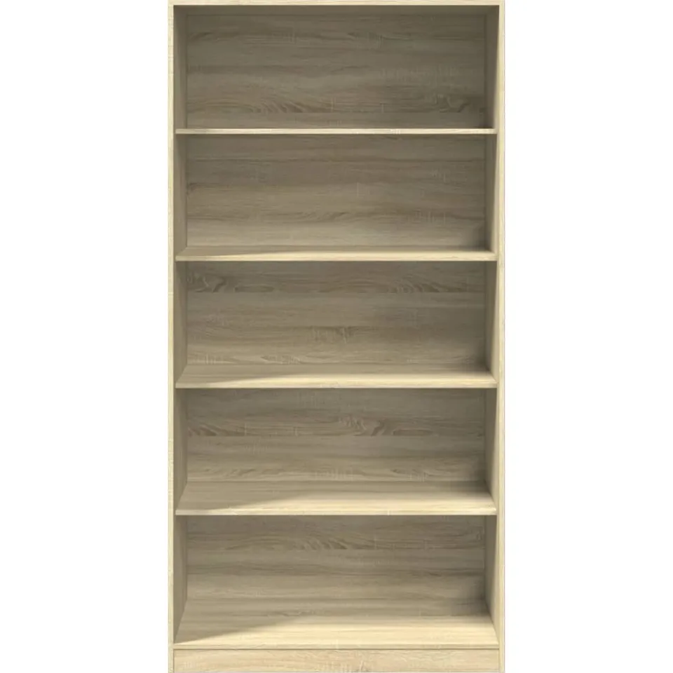 vidaXL Kledingkast 100x50x200 cm bewerkt hout sonoma eikenkleurig Bruin
