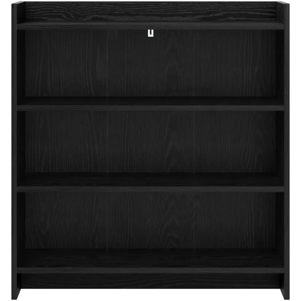 vidaXL Dressoir Zwart eiken 75 x 36 x 80 cm Bewerkt hout, foto 4