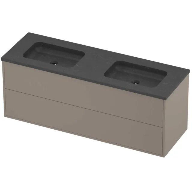 Proline Rollo Badmeubelset Hardsteen Elegant Dubbel 140x46x54 cm Blue Stone Clay Beige