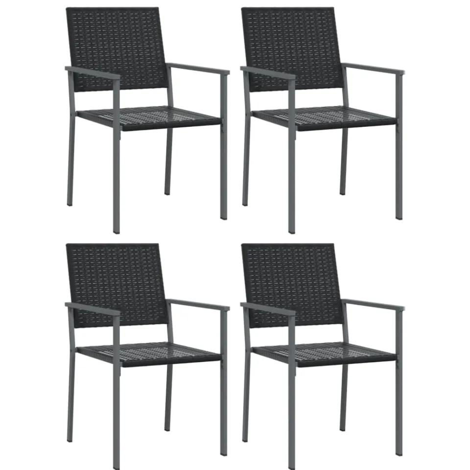 vidaXL 5-delige Tuinset poly rattan en staal, foto 3