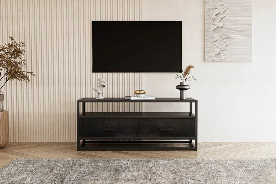 tv-meubel Otis zwart, foto 3
