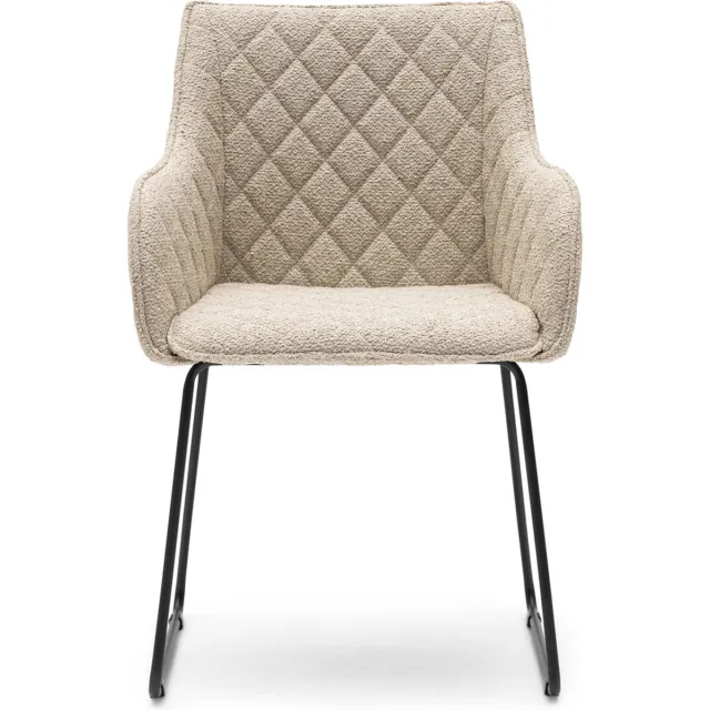 Riviera Maison Frisco Drive DAC NatGrey - Polyester, IJzer - Natural Grey - 59.0x59.0x94.0 cm
