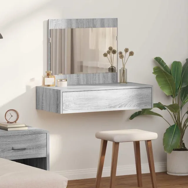 vidaXL Plafondtafel Grijs 83 x 40 x 70 cm Bewerkt hout, foto 2