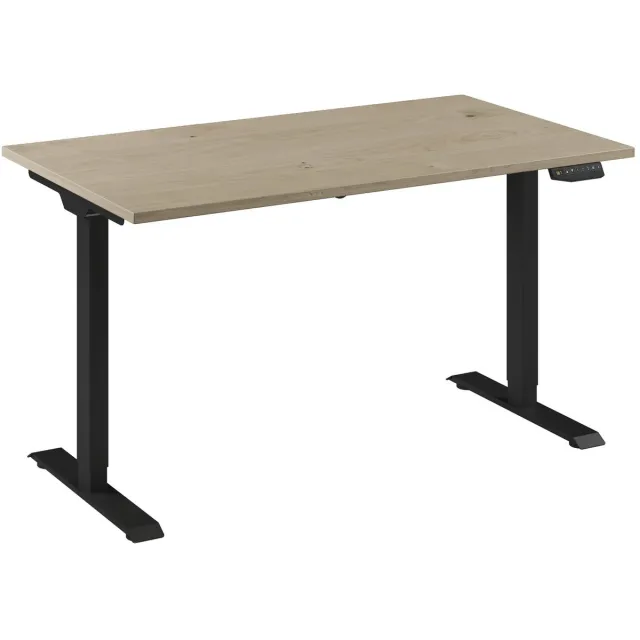 Ceha Europe Bureau Adjust 1 Plus QA 140x80 Zwart/Eiken wit