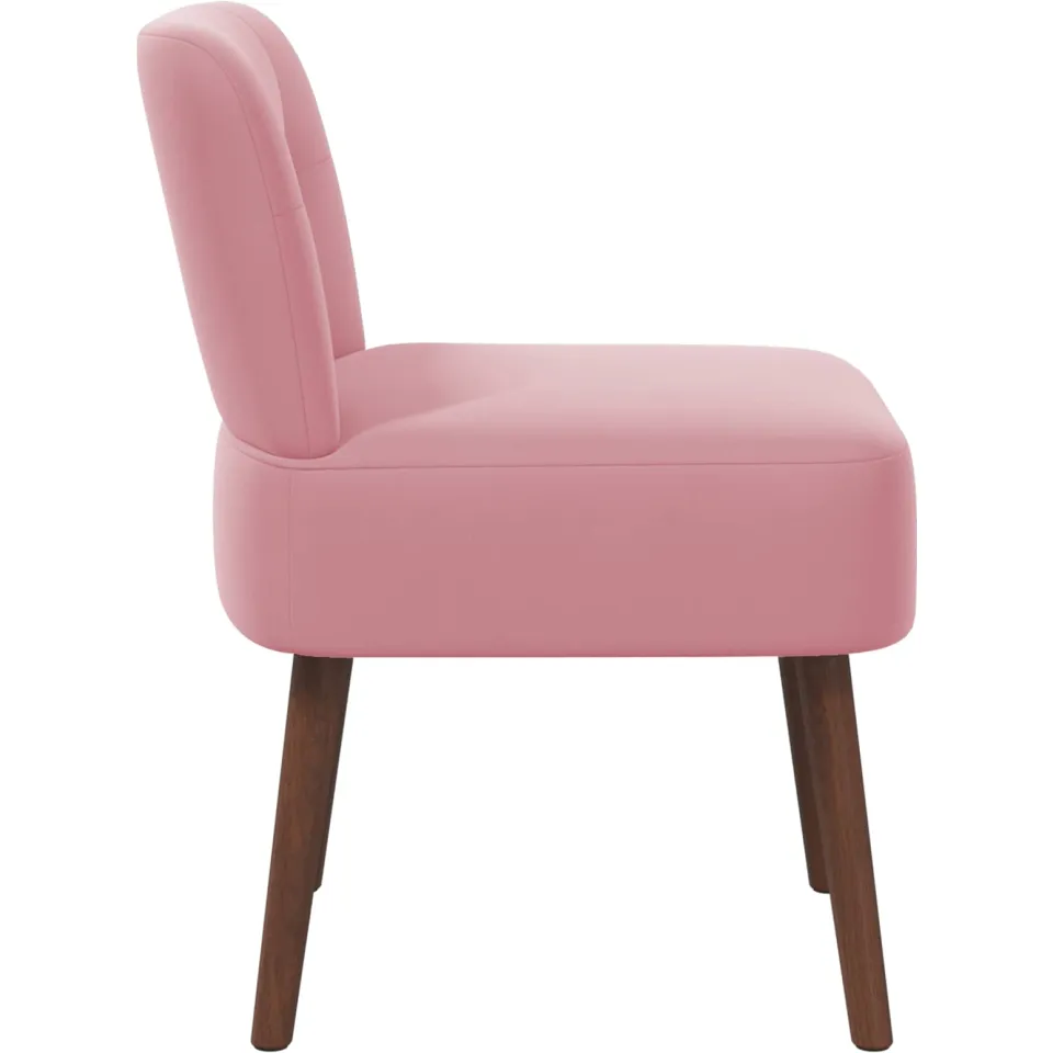 vidaXL Slipper Stoel Roze fluweel, foto 4