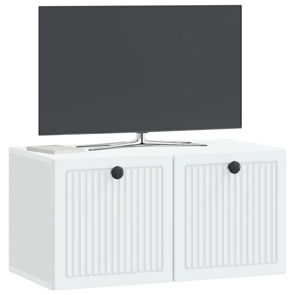 vidaXL Wandbeugel TV-kast 59,5 x 31 x 30 cm Wit, foto 3