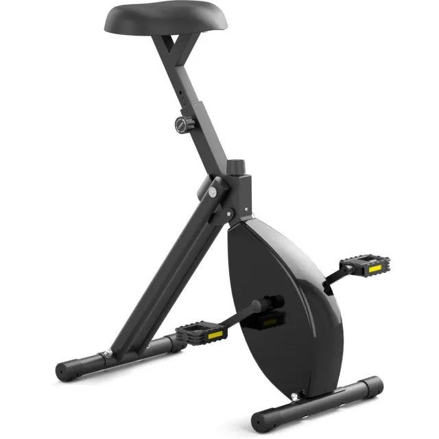 deskbike Hometrainer - Bureaufiets - Medium - Zwart/Zwart