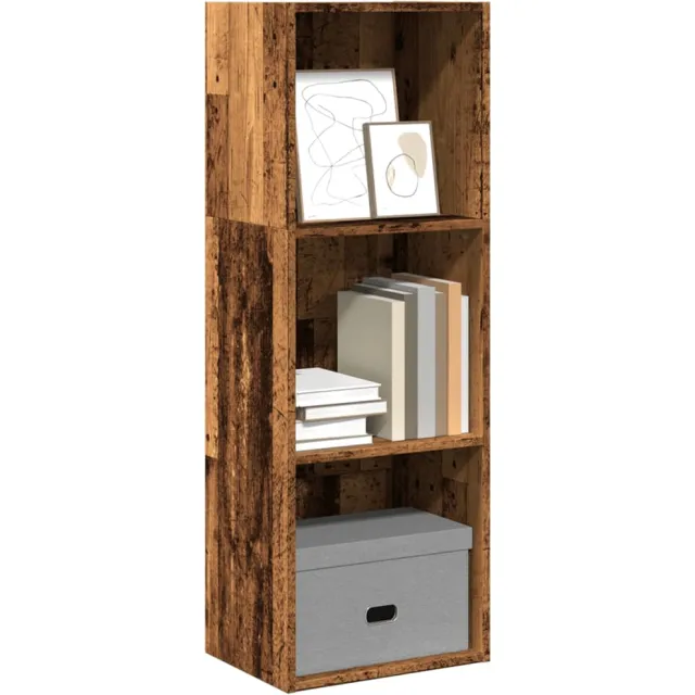 vidaXL Boekenkast 40x30x114 cm bewerkt hout oud houtkleurig Bruin
