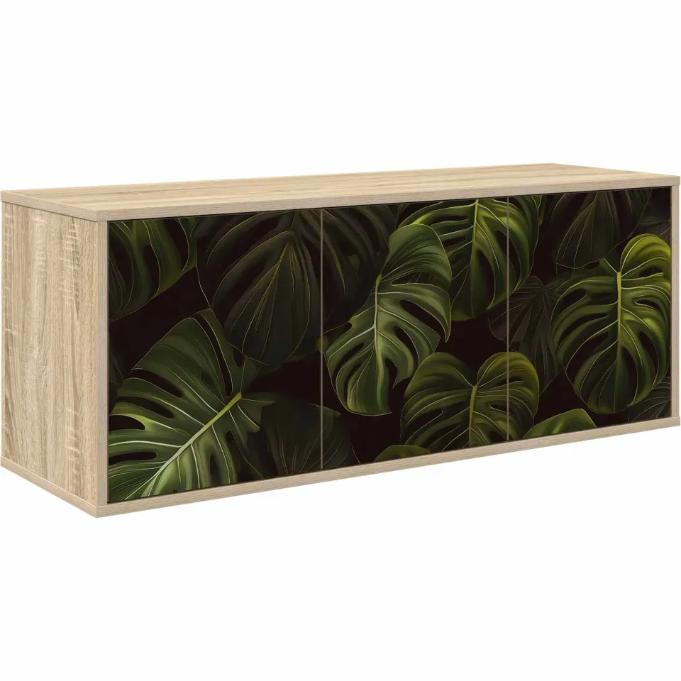 vidaXL Wandgemonteerd tv-meubel ELBURG 102 x 33 x 40 cm Sonoma Eiken, foto 3