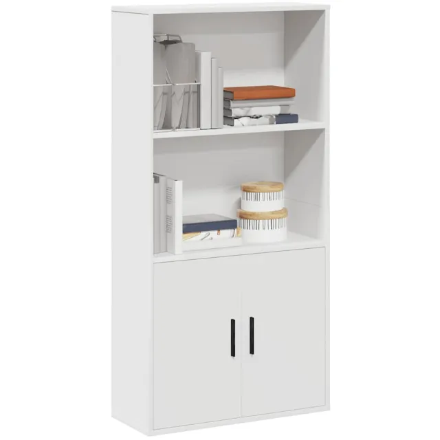 vidaXL Boekenkast 60x24x120 cm bewerkt hout wit