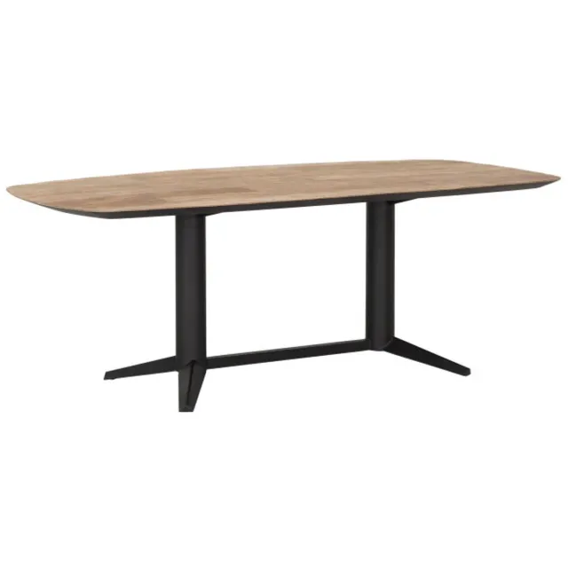 DTP Home Soho eettafel Deens ovaal teakhout naturel - 210 x 110 x 76 cm