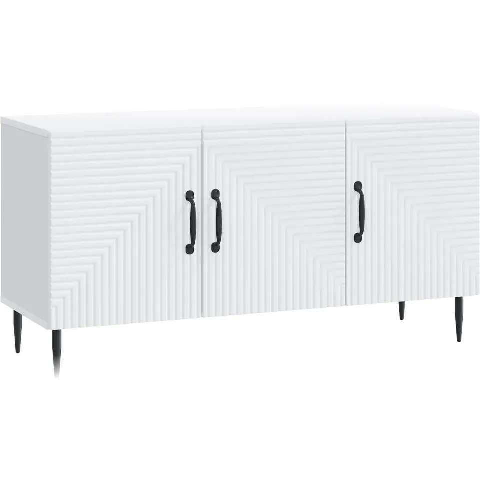 vidaXL TV-kast Wit 99 x 34,5 x 50 cm Bewerkt hout, foto 3