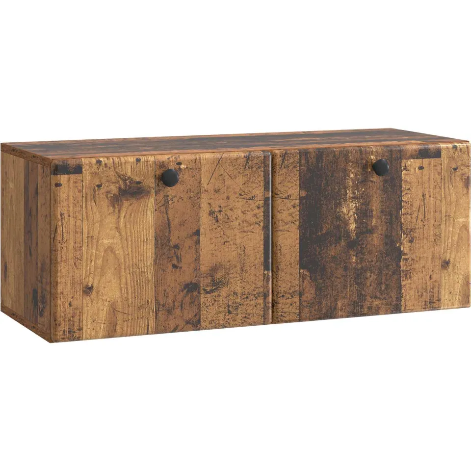 vidaXL Wandbeugel TV-kast 78,5 x 31 x 30 cm Oud hout Bewerkt hout bruin, foto 3