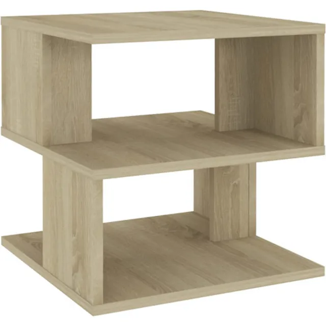 vidaXL Bijzettafel - 40x40x40 - cm - spaanplaat - sonoma - eikenkleurig sonoma eiken