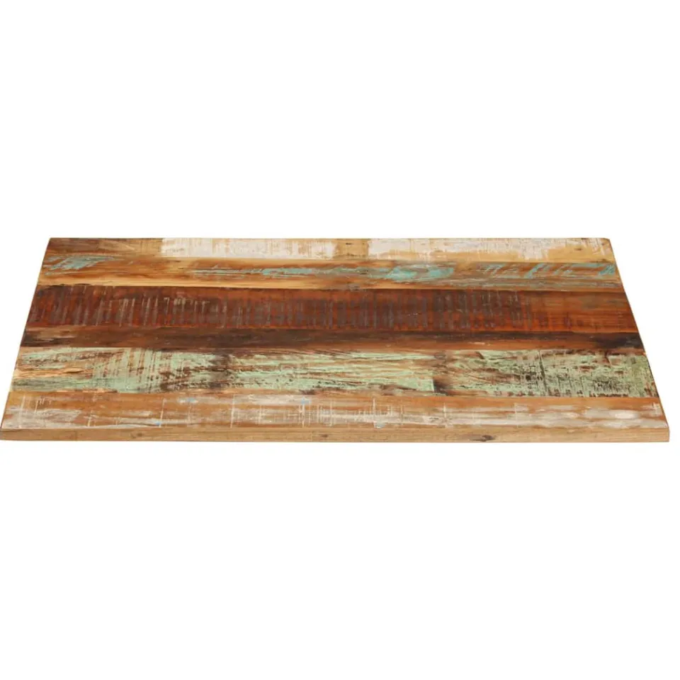 vidaXL Tafelblad rechthoekig 15-16 mm 70x80 cm massief gerecycled hout Meerkleurig