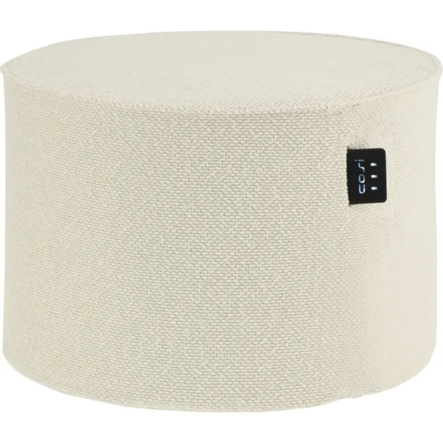 Cosi Cosipouf Comfort Teddy 60x40cm - 3 Warmtestanden - Wasbare poefhoes - Inclusief oplaadbare batterij en adapter WIT