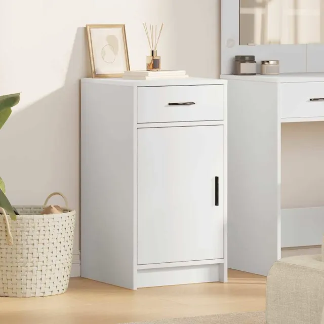 vidaXL Dressoir Wit 40 x 40,5 x 75 cm Bewerkt hout, foto 2