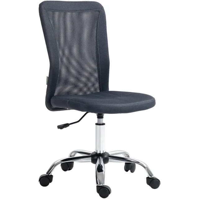 Vinsetto Bureaustoel-Polyester-43x58x100cm-Donkergrijs