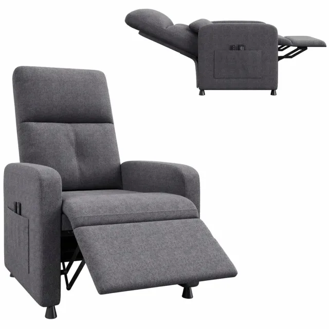 Sello! massagestoel - relaxfauteuil – warmtefunctie – electrisch verstelbaar – ligstand – rug massage – warmtekussen – stille motor – opberg vak – geheugenfunctie – ondersteuning benen - grijs