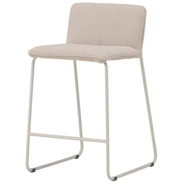 Svea Mesko barkruk 64 cm - boucle - beige