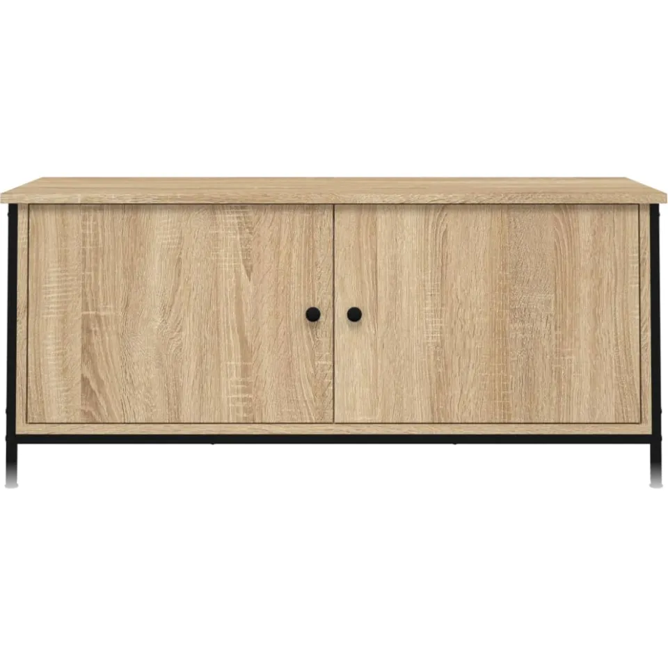 vidaXL Tv-meubel 102x35x45 cm bewerkt hout sonoma eikenkleurig, foto 4