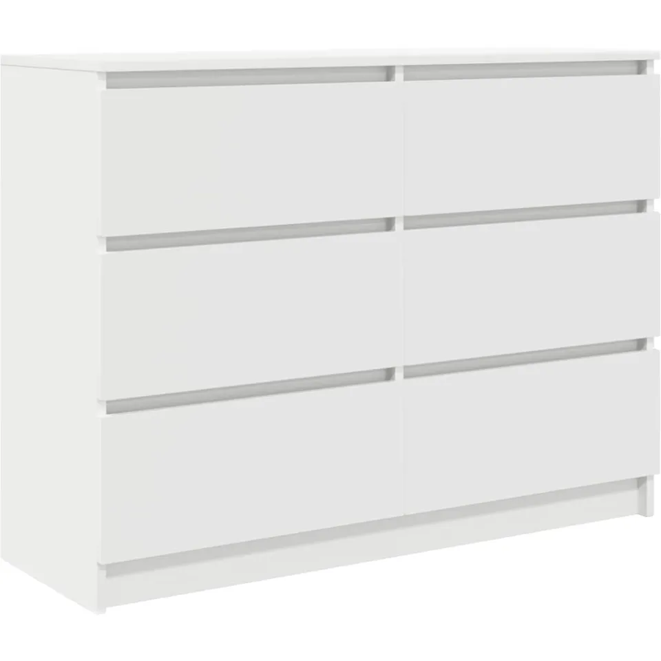 vidaXL Dressoir 100x35x76 cm spaanplaat wit