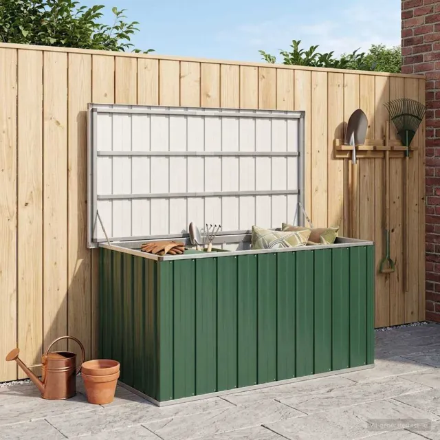 vidaXL Tuinbox Groen 129x67x65 cm
