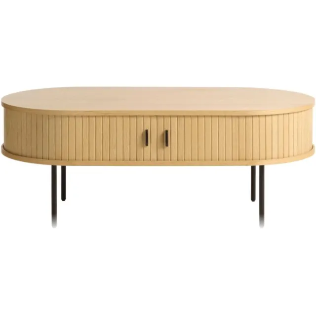 Hygge Interiors Salontafel Naturel Eikenhout - 60x120x45cm - Salontafel Nola Naturel - Giga Living