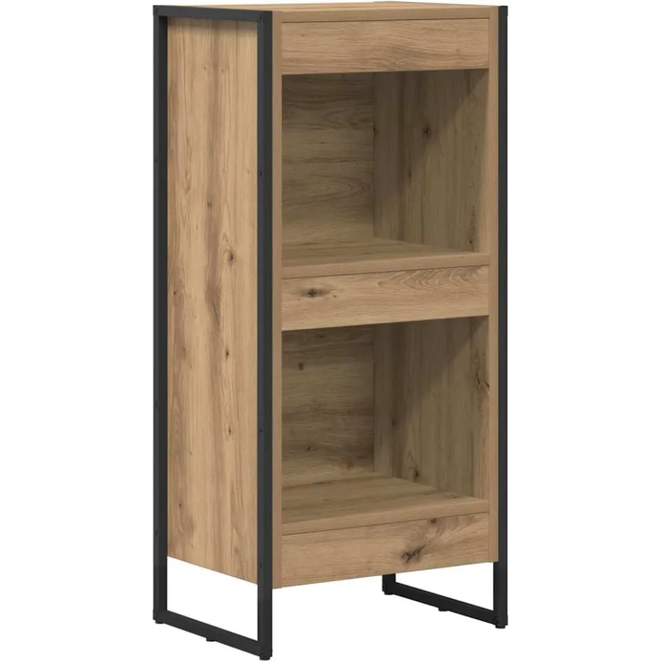 vidaXL Boekenkast 40 x 30 x 86,5 cm Bewerkt hout Ambachtelijk eiken, foto 3