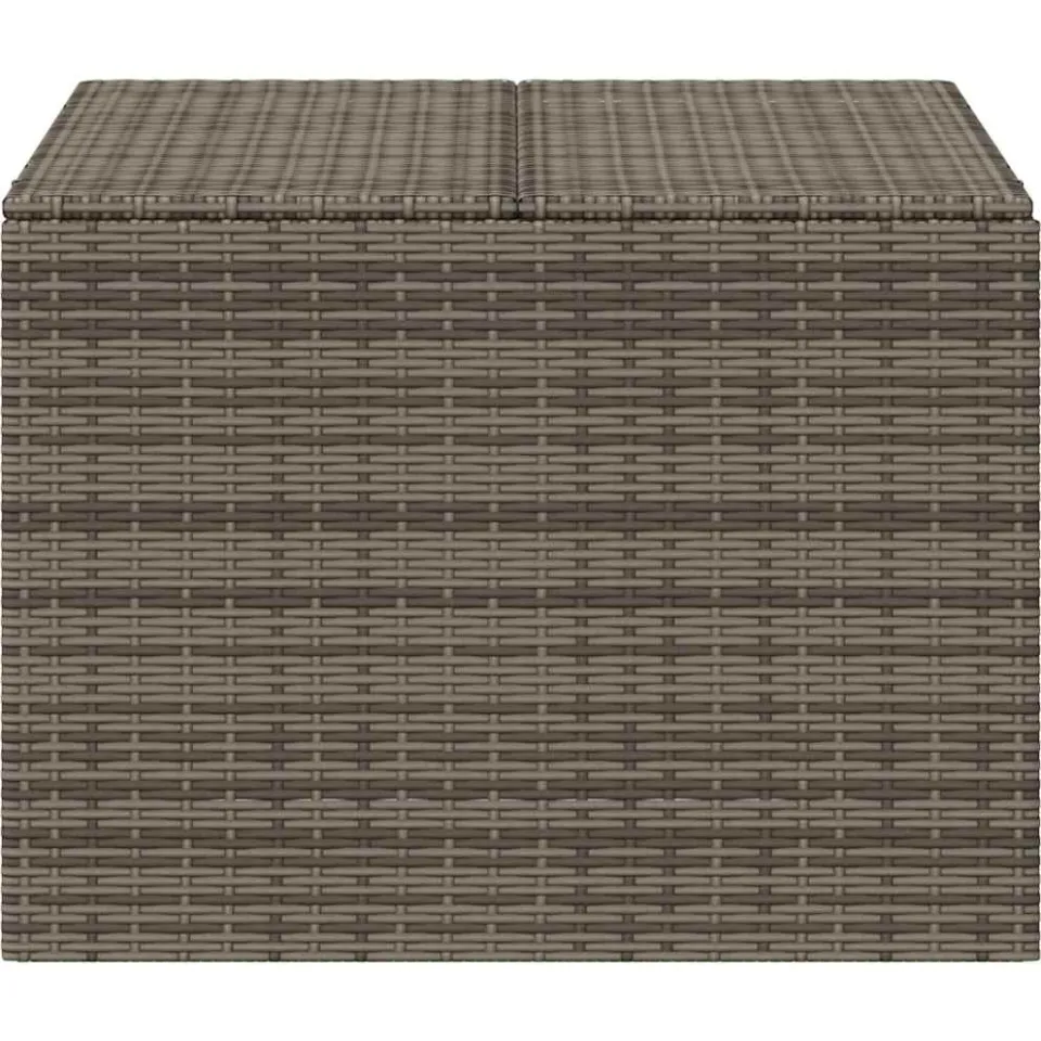 vidaXL Tuinbox 291 L poly rattan grijs, foto 4
