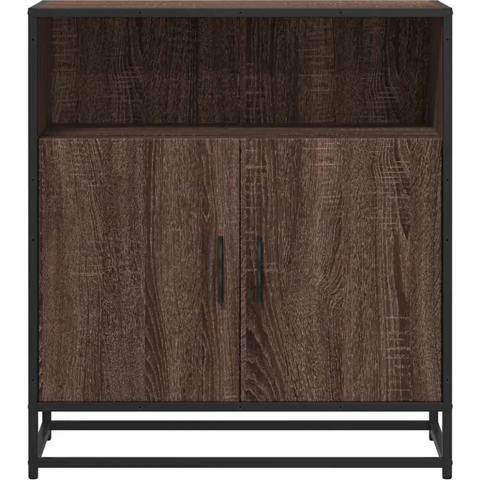 vidaXL Dressoir 68x35x76 cm bewerkt hout bruin eikenkleur, foto 4