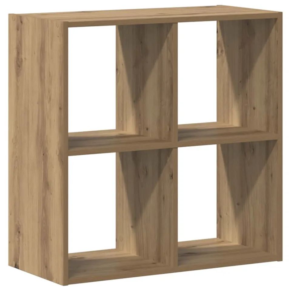 vidaXL Boekenkast 68,5x32x68,5 cm bewerkt hout artisanaal eikenkleurig, foto 3