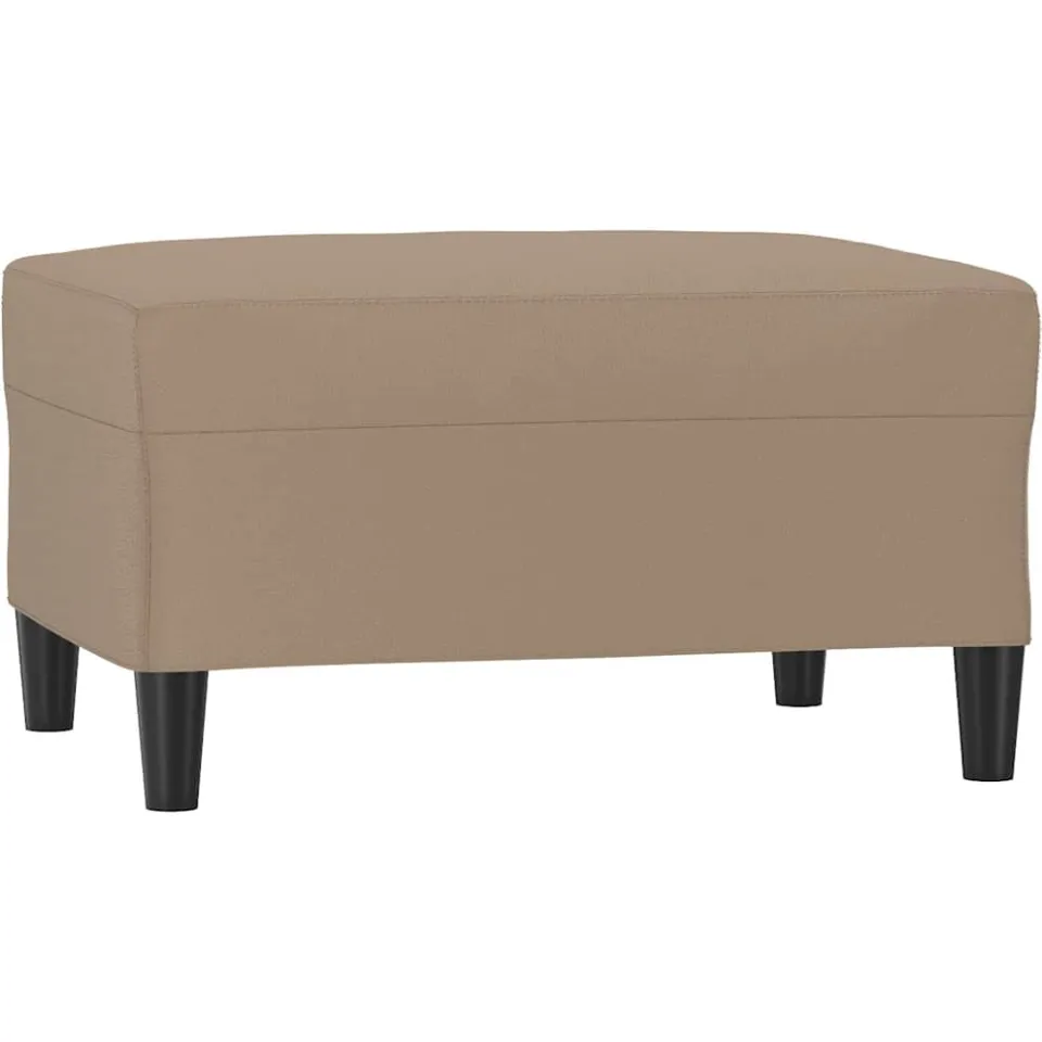 vidaXL Voetenbank 70x55x41 cm kunstleer cappuccino bruin, foto 3