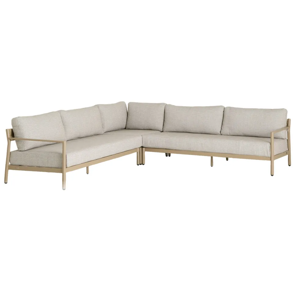 Studio LIVIT Mentira hoek loungeset zand lichtgrijs/ zand