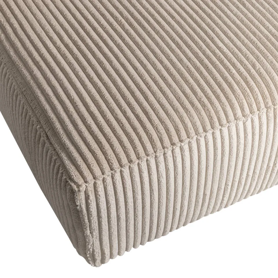 WOOOD Bean Chaise Longue Bank Links - Melange - Beige - 73x254x178, foto 6