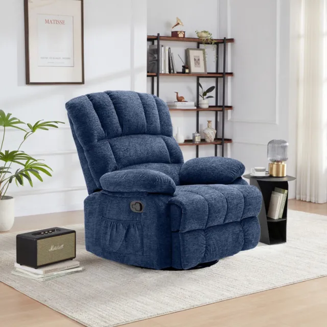 ONEShop Honeyou Draaibare relaxfauteuil blauw