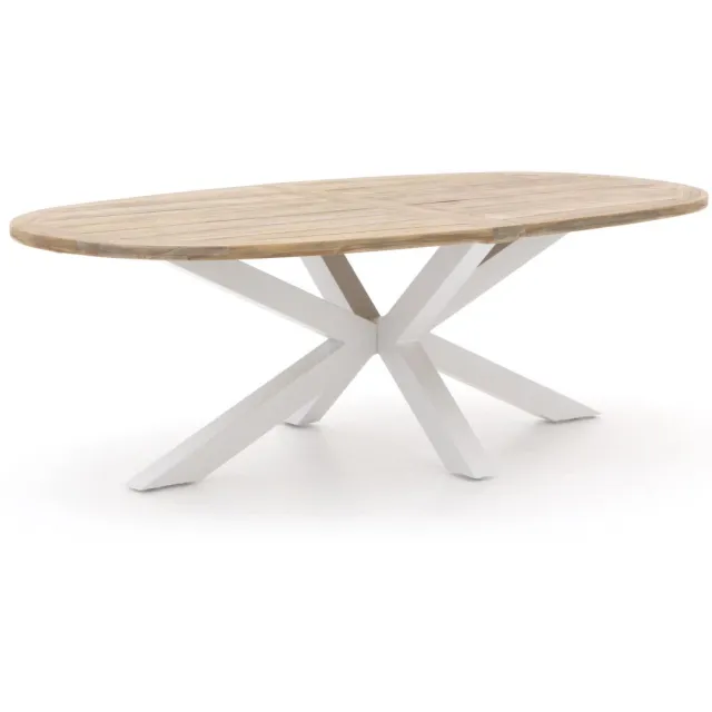 ROUGH Furniture ROUGH-Y Ellips dining tuintafel 240x120cm Bruin