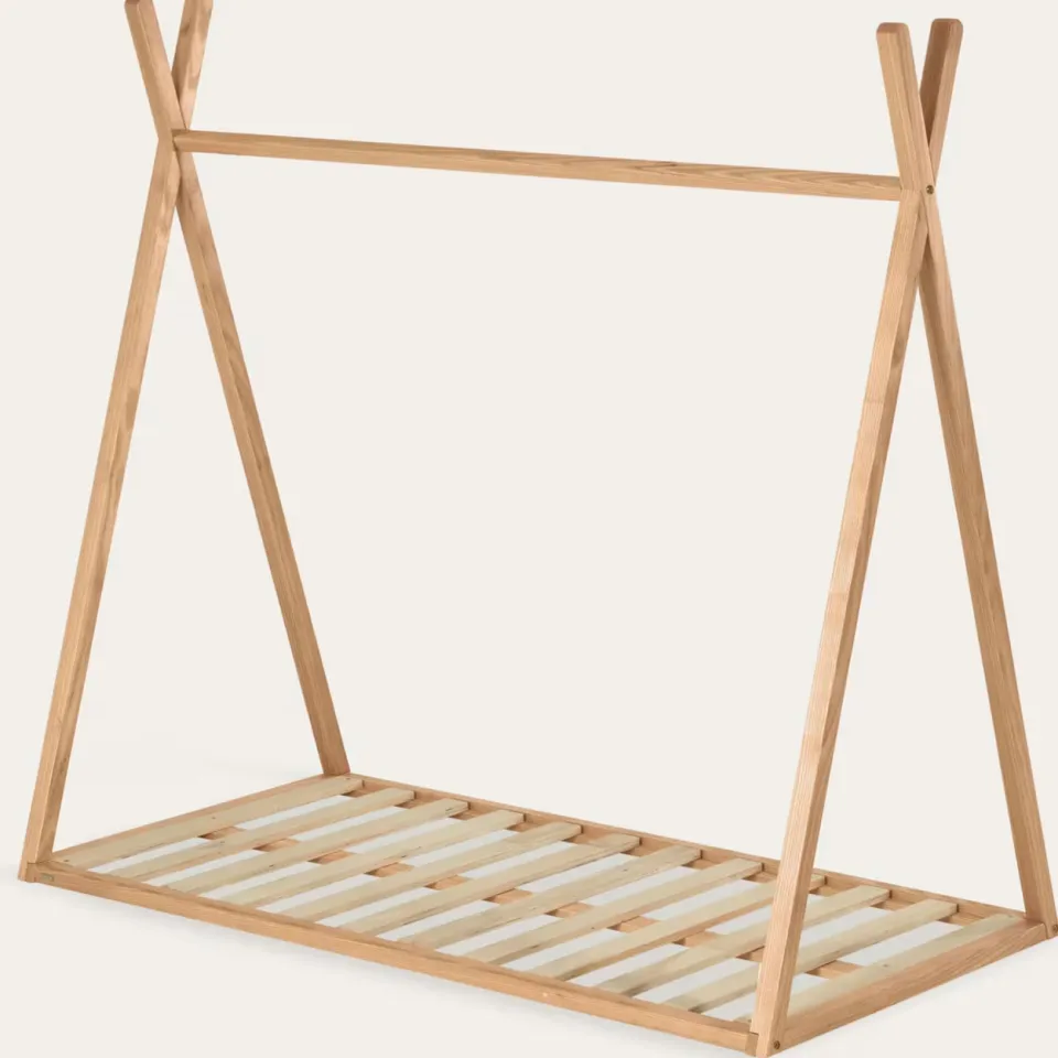 Kave Home Maralis tipi kinderbed naturel