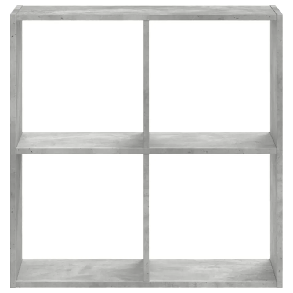 vidaXL Boekenkast 68,5x32x68,5 cm bewerkt hout betongrijs grijs, foto 4
