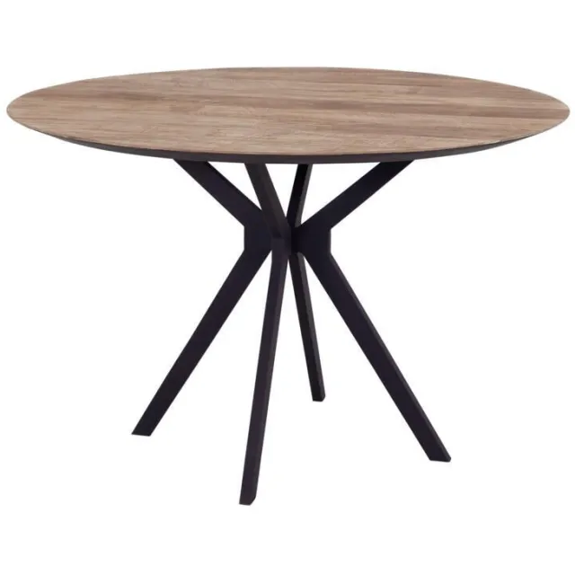 DTP Home Ronde Bartafel 'Metropole' Teakhout, 140cm Naturel